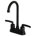 Kingston Brass KB8490EFL Bar Faucet, Matte Black KB8490EFL